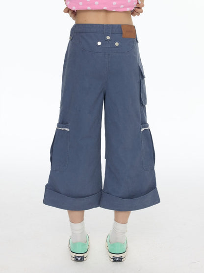Micro Pull Workwear Cropped Pants【s0000018021】