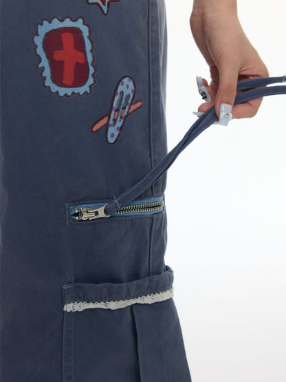 Micro Pull Workwear Cropped Pants【s0000018021】