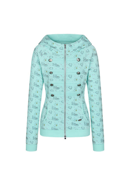 Mint Green Napoleon Double-Breasted Jacket【s0000018023】