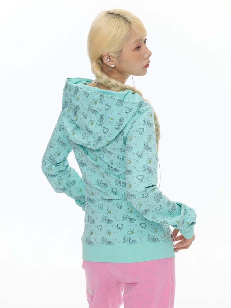 Mint Green Napoleon Double-Breasted Jacket【s0000018023】