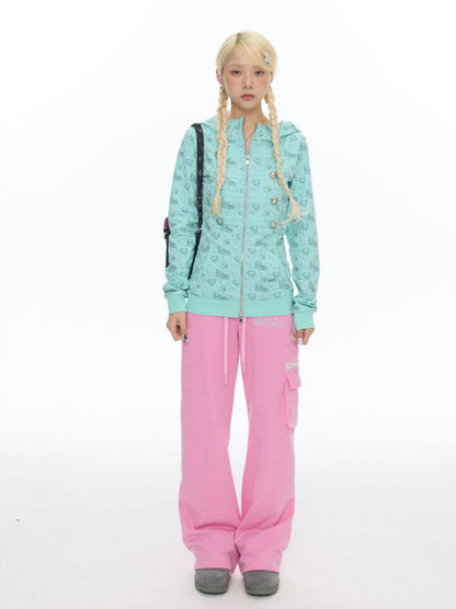 Mint Green Napoleon Double-Breasted Jacket【s0000018023】