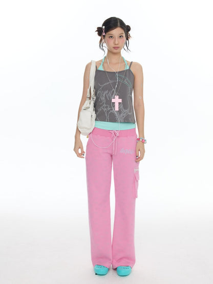Cute Multi-Color Halter-Neck Camisole【s0000018027】