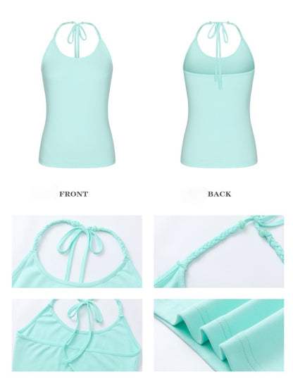 Cute Multi-Color Halter-Neck Camisole【s0000018027】