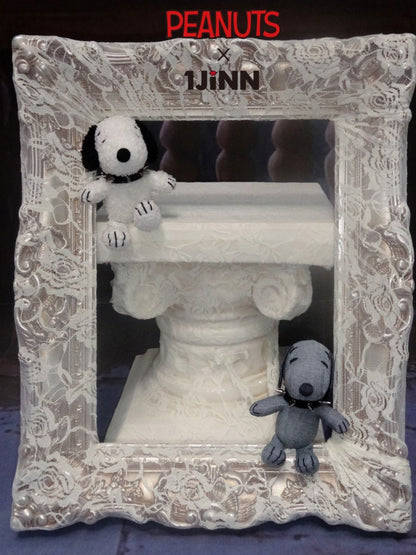 1JINN STUDIO x Snoopy Collaboration Studded Collar Authentic Snoopy Dog Figure Keychain【s0000018117】