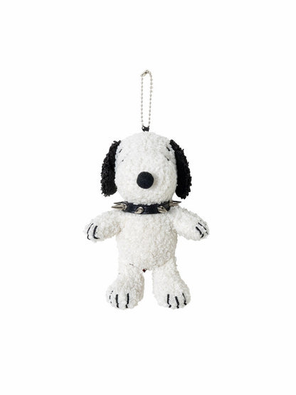 1JINN STUDIO x Snoopy Collaboration Studded Collar Authentic Snoopy Dog Figure Keychain【s0000018117】