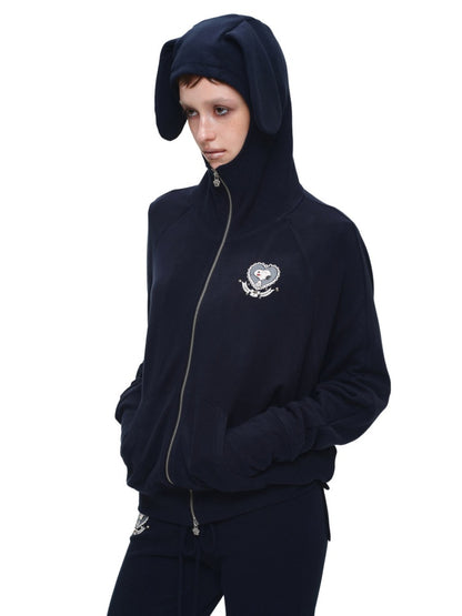 1JINN STUDIO x Snoopy Dog Ear Bat Sleeve Print Hoodie Slightly Flared Long Short Pants Set【s0000018125】