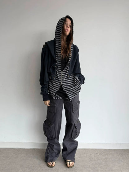 Washable Cotton 3D Straight-Leg Functional Pocket Gardener Workwear Pants【s0000018388】