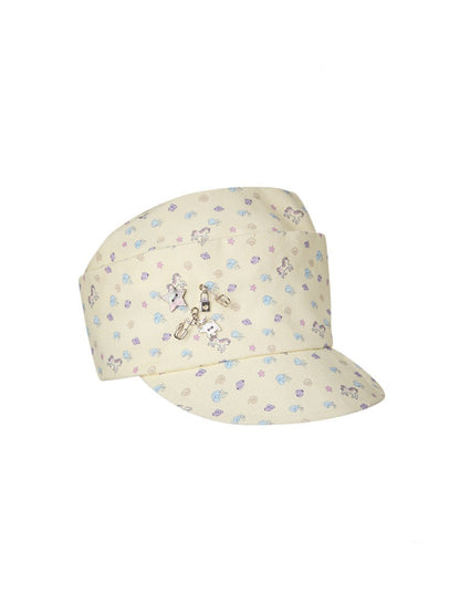 Pony Floral Denim Pile Cap【s0000018451】