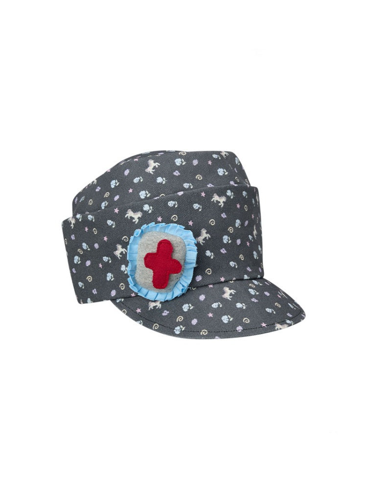 Pony Floral Denim Pile Cap【s0000018451】