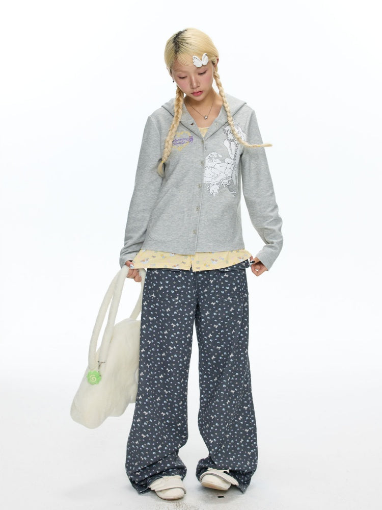Oliwa Collaboration Fake Two Sweatshirt Hoodie Jackets【s0000018459】