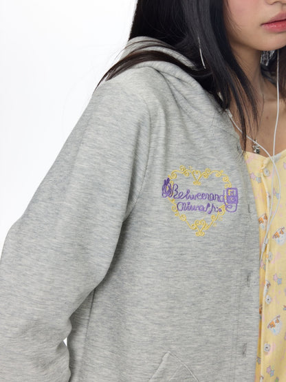 Oliwa Collaboration Fake Two Sweatshirt Hoodie Jackets【s0000018459】