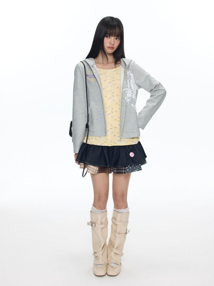 Oliwa Collaboration Fake Two Sweatshirt Hoodie Jackets【s0000018459】