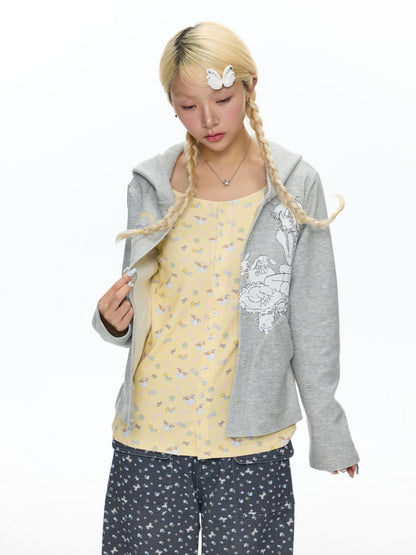 Oliwa Collaboration Fake Two Sweatshirt Hoodie Jackets【s0000018459】