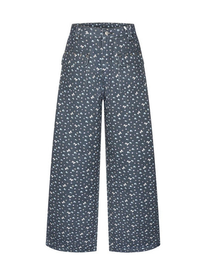 Full Printed Floral Relaxed Casual Pants【s0000018461】