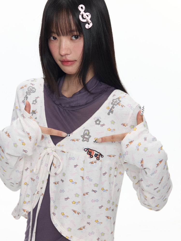 Oliwa Co Branded Embroidered Cardigan【s0000018463】
