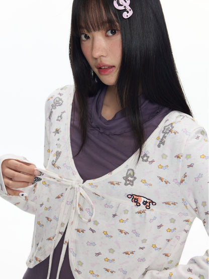 Oliwa Co Branded Embroidered Cardigan【s0000018463】