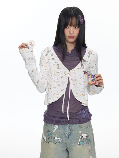 Oliwa Co Branded Embroidered Cardigan【s0000018463】