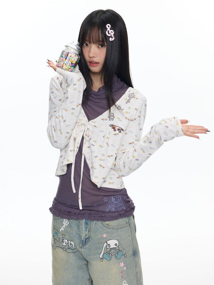 Oliwa Co Branded Embroidered Cardigan【s0000018463】