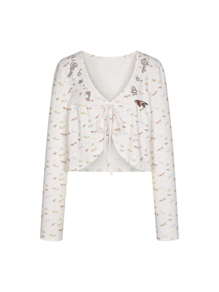 Oliwa Co Branded Embroidered Cardigan【s0000018463】