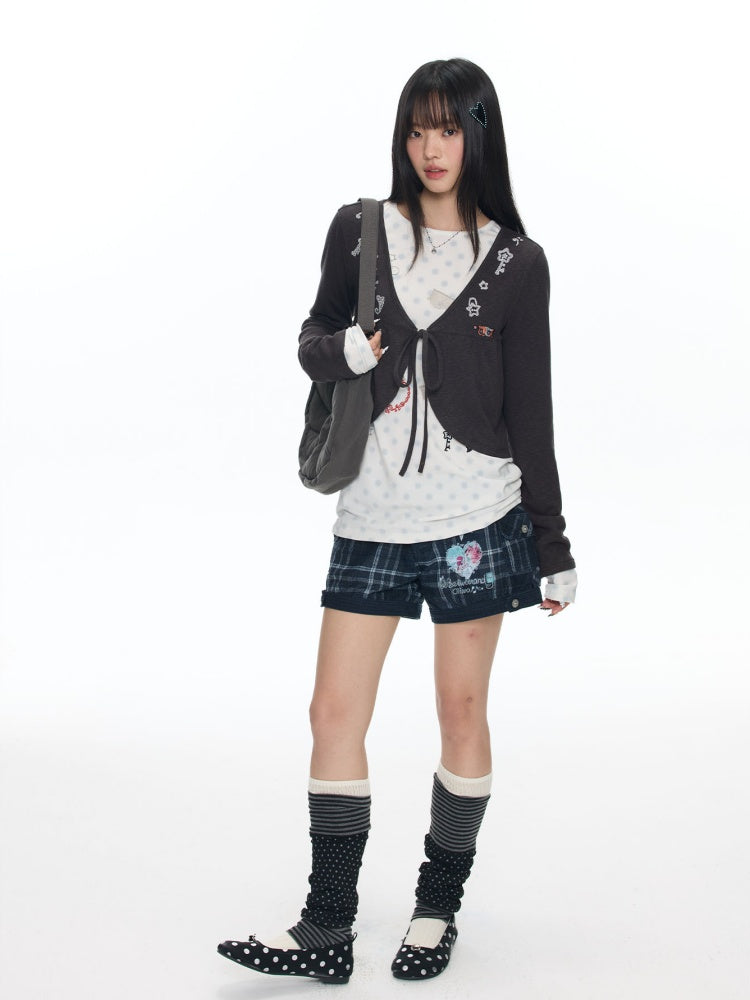 Oliwa Co Branded Embroidered Cardigan【s0000018463】