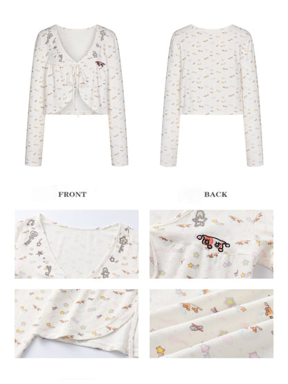 Oliwa Co Branded Embroidered Cardigan【s0000018463】