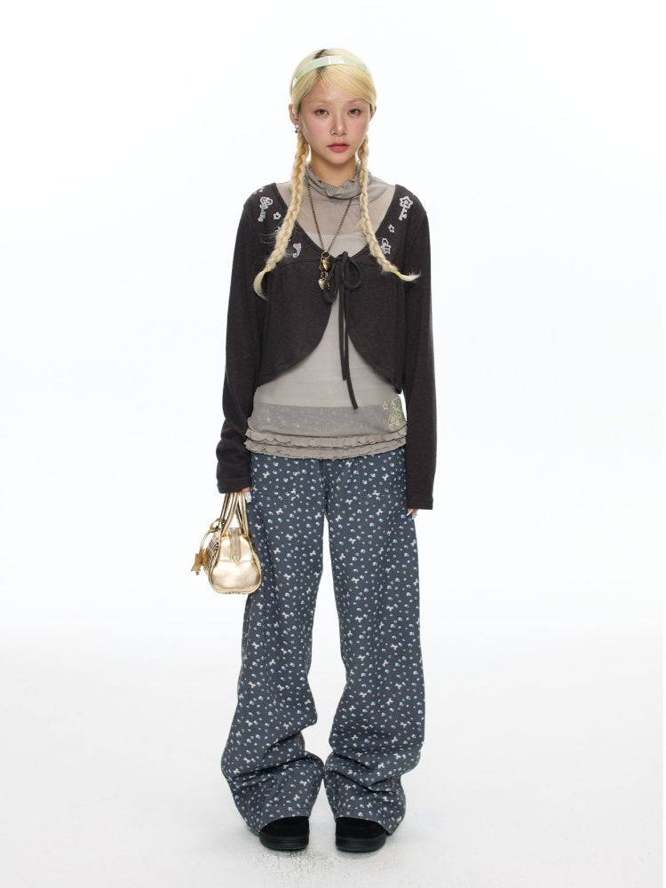 Oliwa Co Branded Embroidered Cardigan【s0000018463】