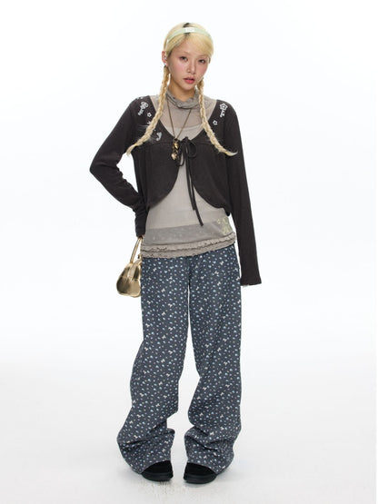 Oliwa Co Branded Embroidered Cardigan【s0000018463】