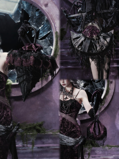 Legacy Of The Dead Gothic Dark Diamond Evening Handbag Shoulder Bag【s0000018595】
