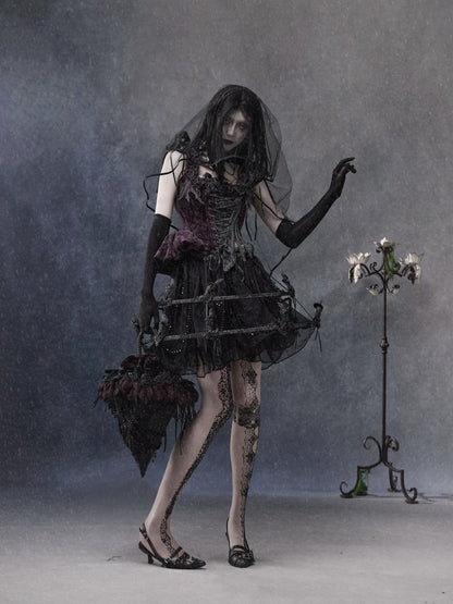 Legacy Of The Dead Gothic Dark Diamond Evening Handbag Shoulder Bag【s0000018595】