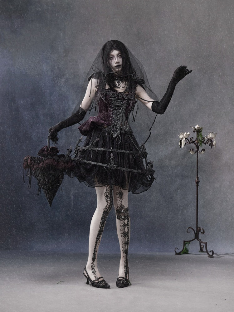 Legacy Of The Dead Gothic Dark Diamond Evening Handbag Shoulder Bag【s0000018595】
