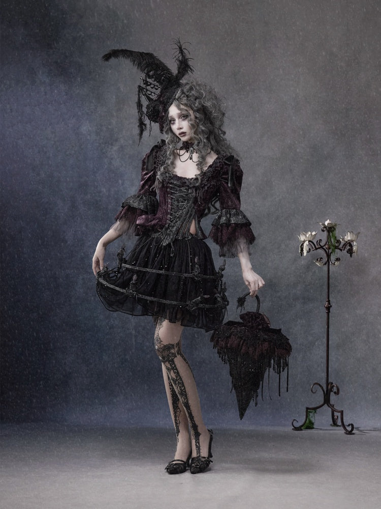 Legacy Of The Dead Gothic Dark Diamond Evening Handbag Shoulder Bag【s0000018595】