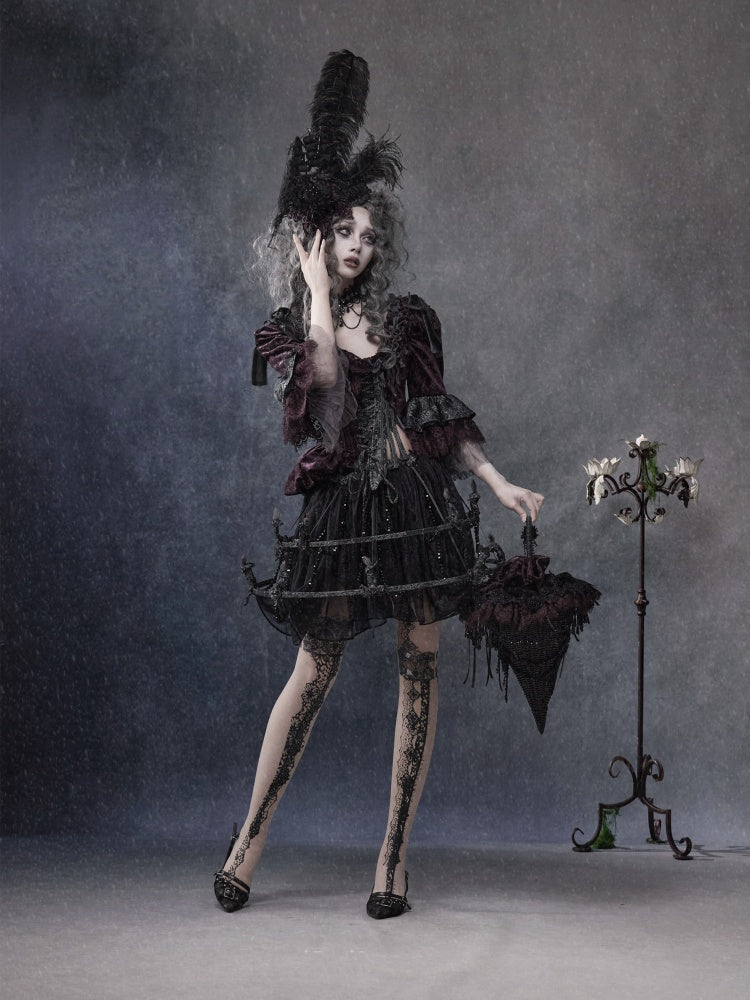 Legacy Of The Dead Gothic Dark Diamond Evening Handbag Shoulder Bag【s0000018595】