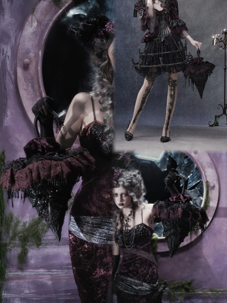 Legacy Of The Dead Gothic Dark Diamond Evening Handbag Shoulder Bag【s0000018595】