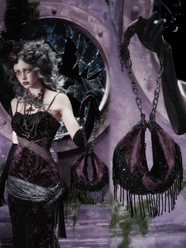 Legacy Of The Dead Gothic Dark Diamond Evening Handbag Shoulder Bag【s0000018595】