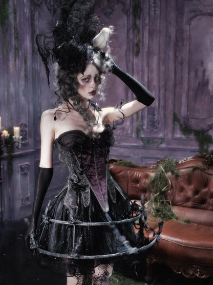 Legacy Of The Dead Gothic Dark Soul Lamp Dress Half-length Skirt【s0000018599】