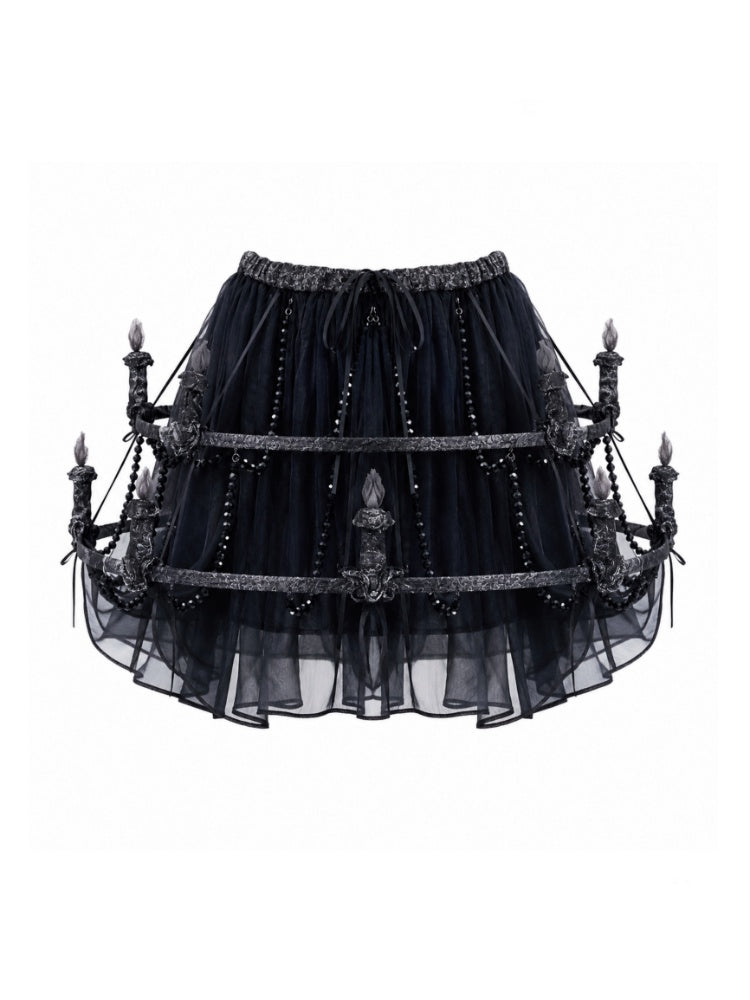 Legacy Of The Dead Gothic Dark Soul Lamp Dress Half-length Skirt【s0000018599】