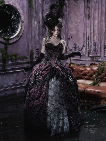 Legacy Of The Dead Gothic Dark Butterfly Ghost Fishbone Chest【s0000018600】