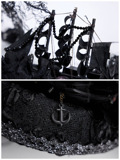 Legacy Of The Dead Gothic Dark Sailboat Hats【s0000018604】