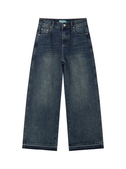 Non-Stretch Cotton Slim Straight-Leg Fleece Edges Pants【s0000018612】
