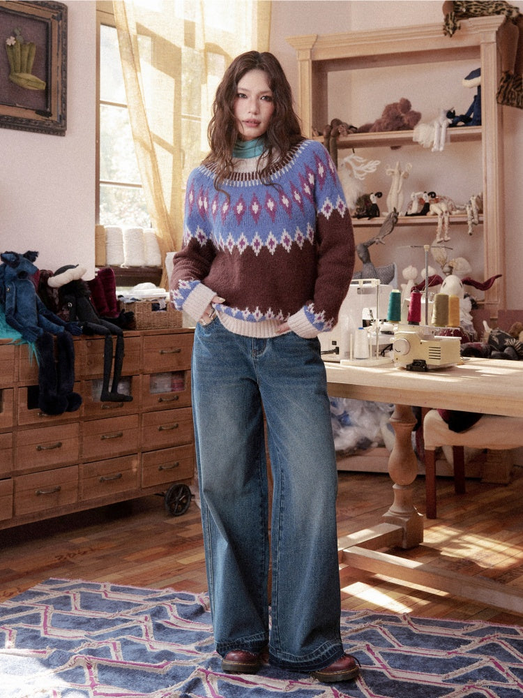 Non-Stretch Cotton Slim Straight-Leg Fleece Edges Pants【s0000018612】