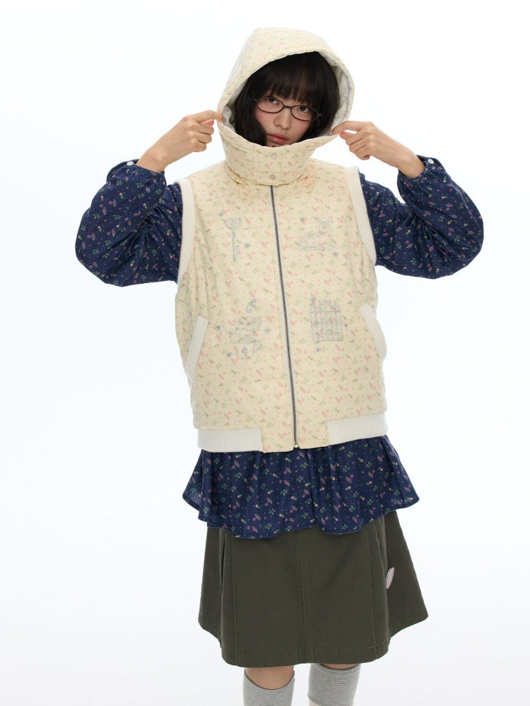 Double-Sided Warm Cotton Vest Sleeveless Jacket【s0000018616】