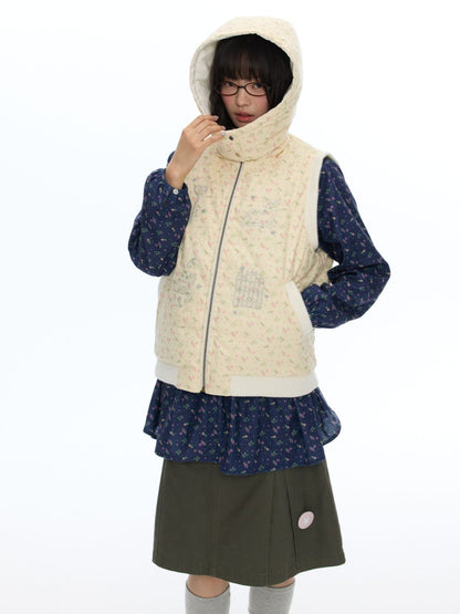 Double-Sided Warm Cotton Vest Sleeveless Jacket【s0000018616】