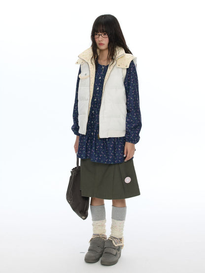 Double-Sided Warm Cotton Vest Sleeveless Jacket【s0000018616】