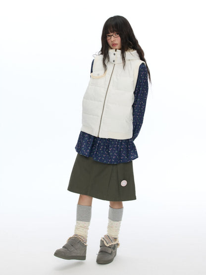 Double-Sided Warm Cotton Vest Sleeveless Jacket【s0000018616】