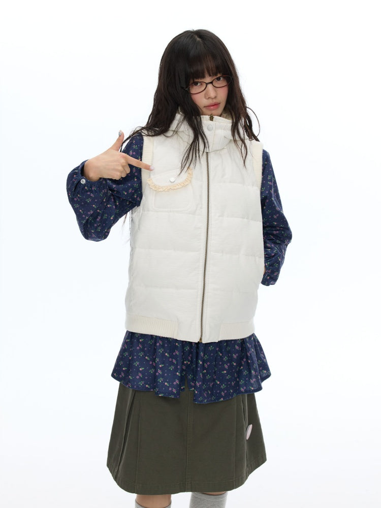 Double-Sided Warm Cotton Vest Sleeveless Jacket【s0000018616】