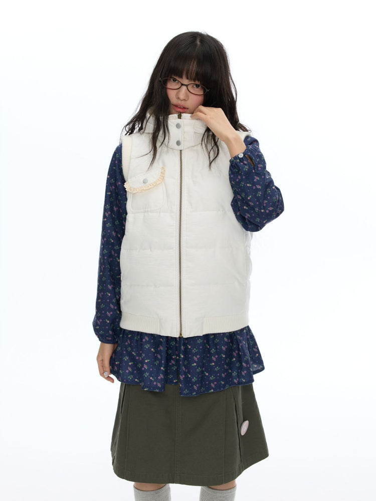Double-Sided Warm Cotton Vest Sleeveless Jacket【s0000018616】