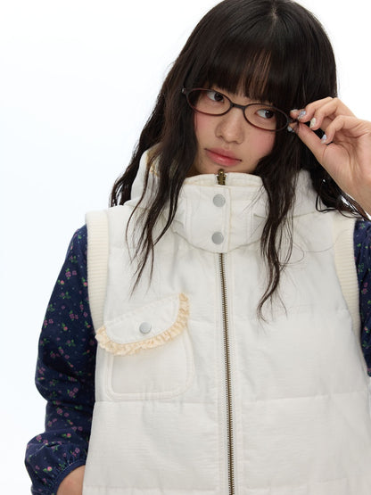 Double-Sided Warm Cotton Vest Sleeveless Jacket【s0000018616】