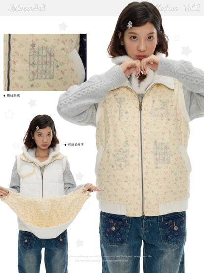 Double-Sided Warm Cotton Vest Sleeveless Jacket【s0000018616】