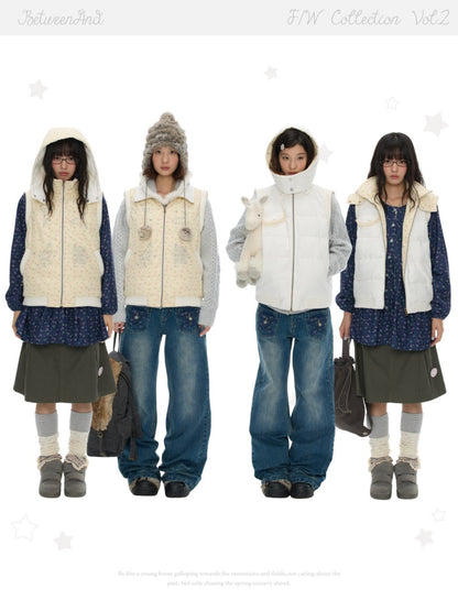 Double-Sided Warm Cotton Vest Sleeveless Jacket【s0000018616】