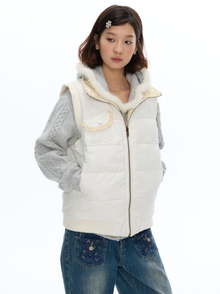 Double-Sided Warm Cotton Vest Sleeveless Jacket【s0000018616】